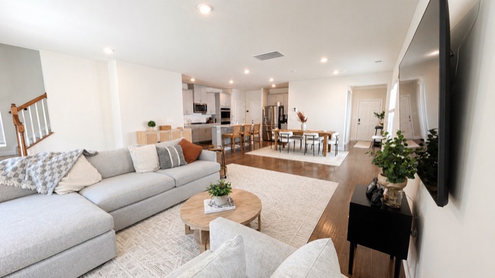 Open concept living room