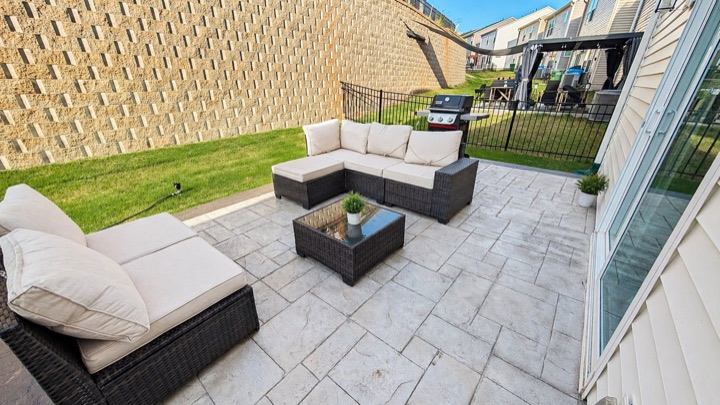 Backyard patio